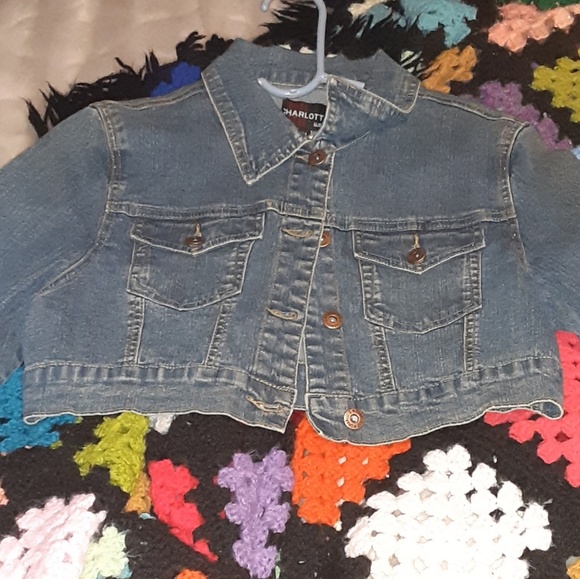 Nice crop blue jean jacket - Picture 2 of 2